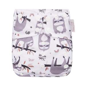 Toy: Snoozy Sloth Reusable Cloth Nappy | One Size Fits 3~17kg