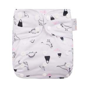 Dino Doodie Reusable Cloth Nappy | One Size Fits 3~17kg