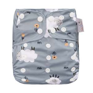 Joyful Baa Baa Reusable Cloth Nappy | One Size Fits 3~17kg