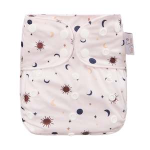 Moonlit Stellar Reusable Cloth Nappy | One Size Fits 3~17kg