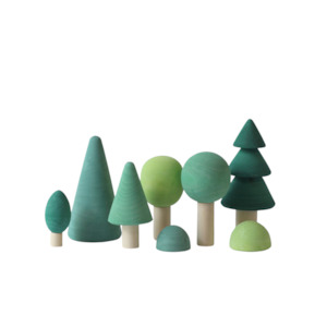 Prism Play 8 Pcs Wooden Forest/Tree in Storage Bag