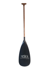 Sporting equipment: Hybrid Uru (Steering Paddle) with Carbon Sleeve