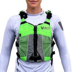 Vaikobi V3 Ocean Racing PFD - Fluro Green/Grey