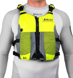 Vaikobi V3 Ocean Racing PFD, Fluro Yellow-Grey