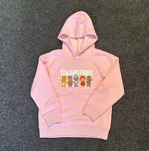 Māwhero (Pink) Kids Hoodie