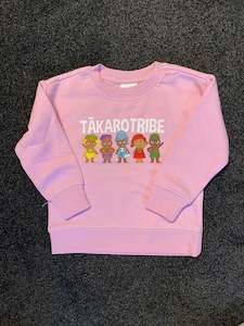 Māwhero (Pink) Kids Sweatshirt