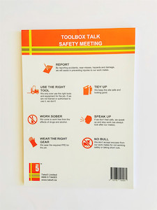 Safety Meeting/Toolbox Talk Template OHS Consultants