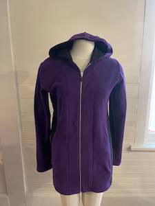 Womenswear: Polarfleece hoody purple