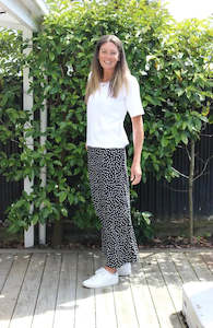 Bias cut skirt - spots