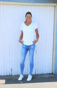 Rocker Light Blue Skinny Jean