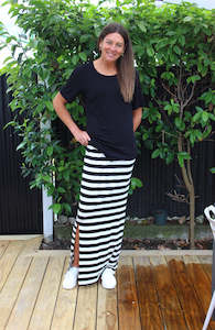 Womenswear: Sage skirt - stripe