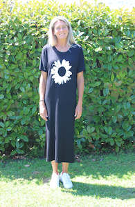 Sunflower Dress - Black