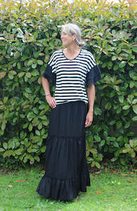 Mia Maxi skirt - Black