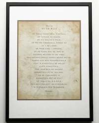 Matthew 6 - Tongan, The Lord's Prayer CLASEC - (Black) A2