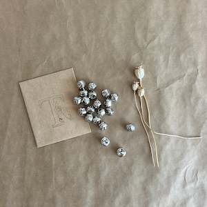 Diy Craft ~ Silver Bells ~ 20 Pack