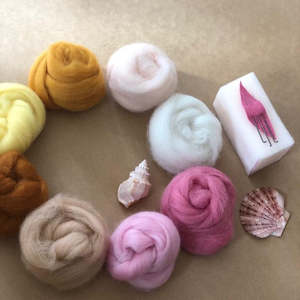 CHILDS NEEDLE FELTING KIT ~ 8 COLOUR ~ SUNRISE