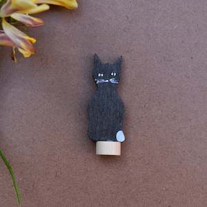 Black Cat ~ Celebration Ring Decoration ~ Grimms