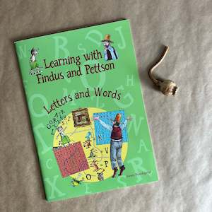 LEARNING WITH FINDUS & PETTSON: LETTERS AND WORDS ~ SVEN NORDQVIST