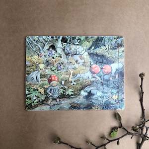 Toy: 30% OFF - ELSA BESKOW ~  CHILDREN OF THE FOREST WOODEN PUZZLE~