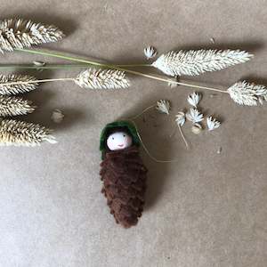 PINE CONE BABY ~ HANGING DECORATION