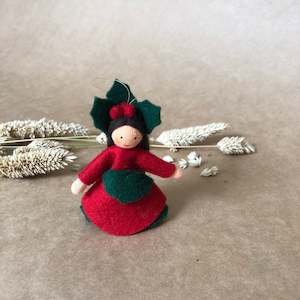 HOLLY BERRY PRINCESS ~ HANGING DECORATION ~ AMBROSIUS CHRISTMAS