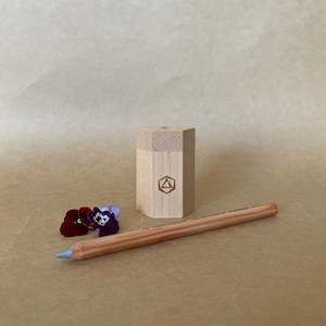 Toy: WOODEN DUAL LARGE PENCIL SHARPENER ~ STOCKMAR