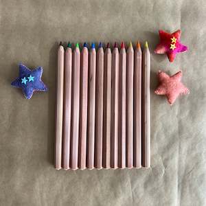 Toy: YORIK HEXAGONAL COLOUR PENCILS ~ 12