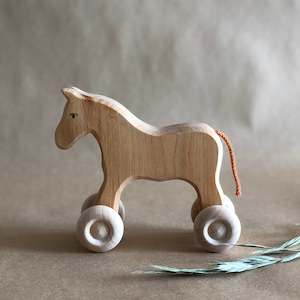 Toy: WOODEN HORSE ~ MEDIUM ~ GRIMMS