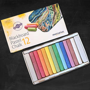 BLACKBOARD PASTEL CHALK ~ 12 COLOURS