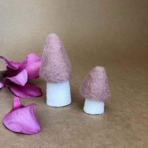 MOREL MUSHROOM ~ PINK QUARTZ ~ MUSKHANE