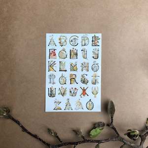 ALPHABET POSTCARD ~ OTTILIA ADELBORG ~ Postcard