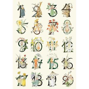 OTTILIA ADELBORG ~  NUMBERS POSTER