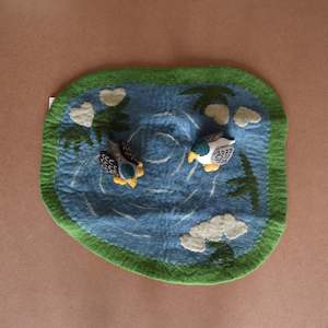 70% OFF - SECOND ~ FELT POND MAT ONLY - NO DUCKS