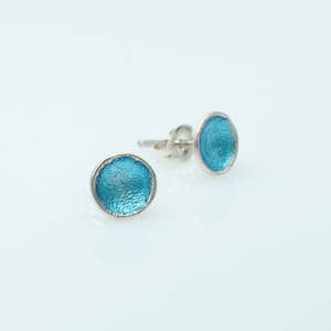 Blue Lagoon stud earrings No.1