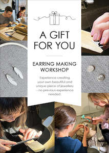 Gift Card – Make Your Own Sterling Silver Earrings Workshop