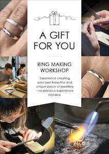 Gift Card – Make Your Own Textured Silver Ring Workshop