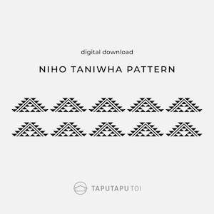 Niho Taniwha Pattern