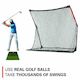 Rukket SPDR Portable Driving Range Net With Side Barriers + Tri-Turf Mat