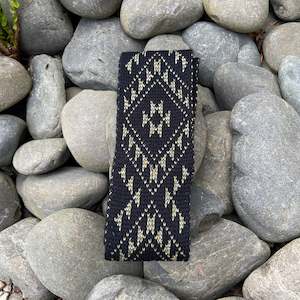 Black with Gold Thread Pātiki