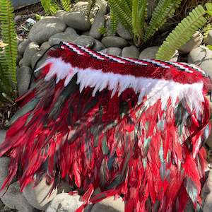 Red Coque Contemporary Kākahu