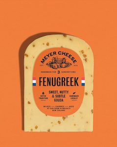 NZ Premium Cheese: Meyer Fenugreek Gouda Cheese