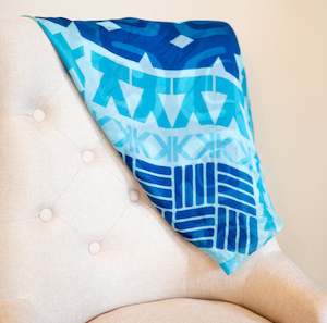 Internet only: Silk Scarf - Blue