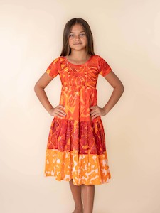 Taina Dress - Burnt Tiger Lily