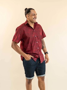 Taputu Shirt - Merlot