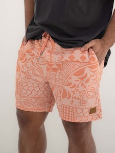 Internet only: Avaiki Shorts - Salmon