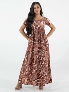 Tarani Dress Long - Mocha