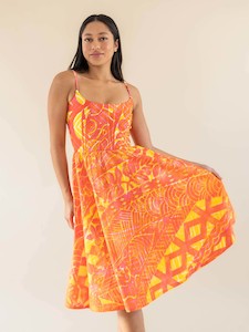 Hunaarii Dress - Sunset