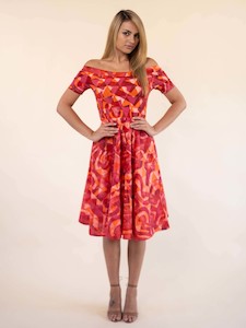 Felicia Dress - Flamboyant