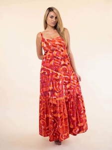 Tamua Dress - Flamboyant