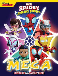 Mega Colouring Book - Glow Webs Glow